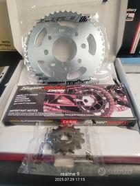 kit catena corona pignone brixton bx 125 16/19