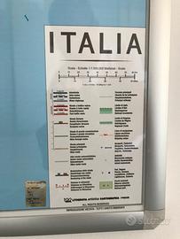 quadro magnetico cartina italia