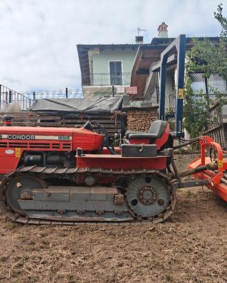 trattore cingolato same condor 55cv del 1987