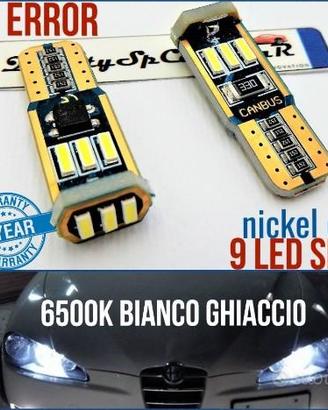 Coppia Luci di POSIZIONE LED per ALFA ROMEO W5W