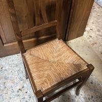 Sedie in legno pagliate