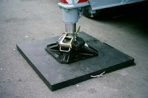 Basi Piastre appoggio per piattaforme gru