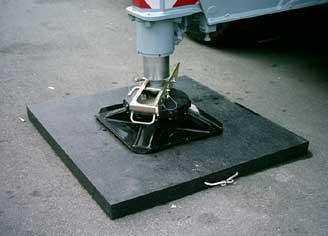 Basi Piastre appoggio per piattaforme gru