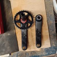 guarnitura SRAM + mamertino +deragliatore 