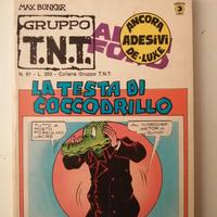 Fumetto Alan Ford gruppo Tnt con adesivo