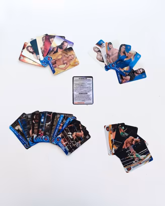 Lotto carte y2k WWE Lamincards 2014 Edibas italian
