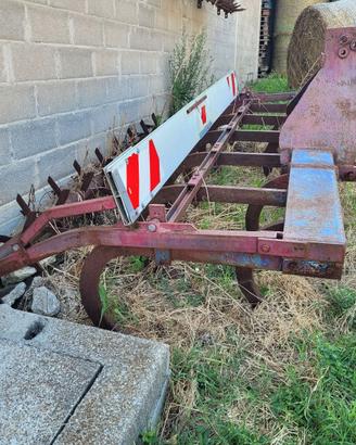 Estirpatore artigianale 3 metri con rullo