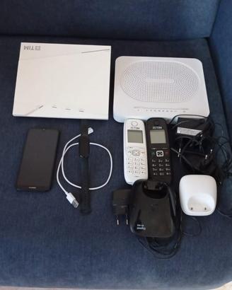 Smartphone huawei + 2 modem tim+ 2 telefoni tim