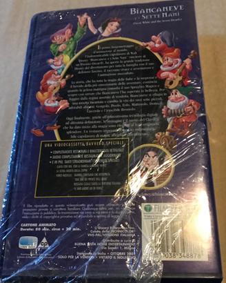 Biancaneve e i Sette Nani VHS -Cellophanato