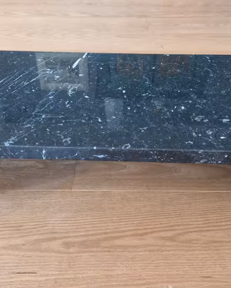 mensola porta tv o altro, in marmo nero