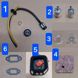 Componentistica di Ricambio e Attrezzi 2T, 4T
