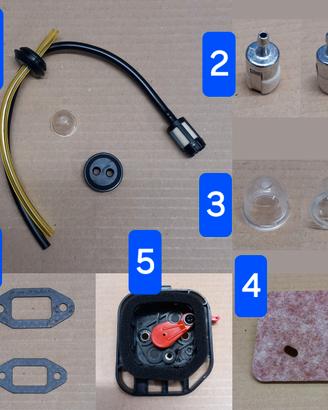 Componentistica di Ricambio e Attrezzi 2T, 4T