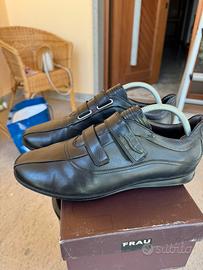Scarpe uomo FRAU in pelle nera con strappo 42