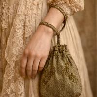 Antica borsa da sera ca 1880 perline vetro