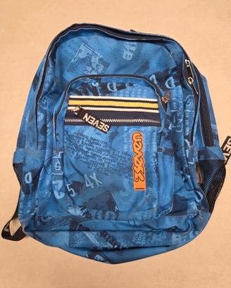 Zaino scuola Seven Freethink blu