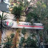 Insegna originale Alfa Romeo con simbolo Alfa