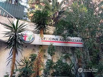 Insegna originale Alfa Romeo con simbolo Alfa