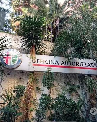 Insegna originale Alfa Romeo con simbolo Alfa