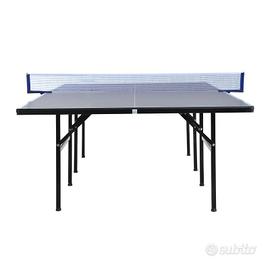 Tavolo Da Ping Pong Pieghevole GORICA 274x152x76 Cm - Con Rete, Racchette E Palline, Per Interno - Foto 3