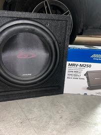 Subwoofer E Amplificatore Alpine Sbg-30Kit