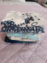 Lotto vestiti estivi 9/12 mesi bambina