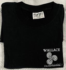 T-shirt Wallace Celtic Festival, Hamlton XL, nera
