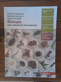 Libro scuola Biologia con elementi di botanica.
