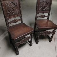 2 sedie antiche