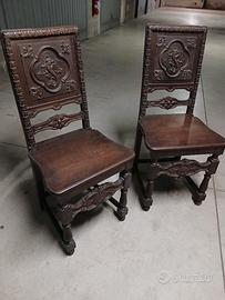 2 sedie antiche