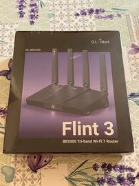 Router Gl.iNet BE9300 Flint 3 nuovo imballato