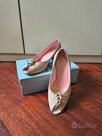 Scarpe décolleté donna in camoscio