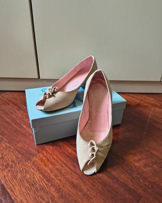 Scarpe décolleté donna in camoscio