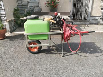 Pompa irroratrice elettrica con carrello+serbatoio