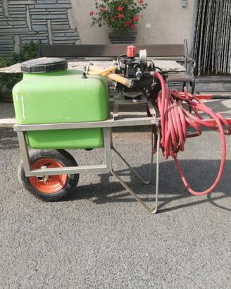 Pompa irroratrice elettrica con carrello+serbatoio