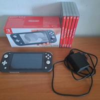 Nintendo switch lite grigia + 5 giochi