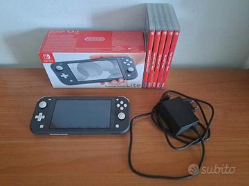 Nintendo switch lite grigia + 5 giochi