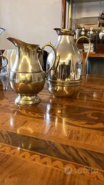 Coppia vintage silver plate Mazzucco Firenze