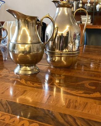 Coppia vintage silver plate Mazzucco Firenze