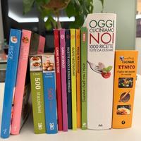 Lotto di 12 libri di cucina, come nuovi