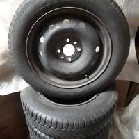 Gomme Invernali 165/70 R14 con cerchioni FIAT Punt