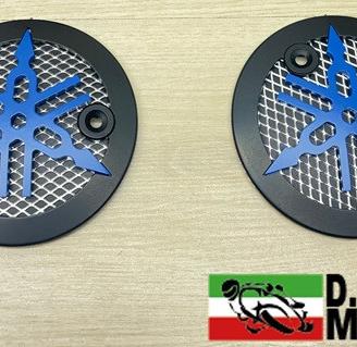 COPPIA COPERCHI VARIATORE STATORE TMAX 500 530 BLU