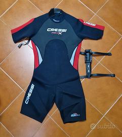 Muta apnea uomo + coltello Sub pesca