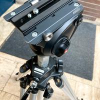 Cavalletto testata Manfrotto e slider Slidekamera