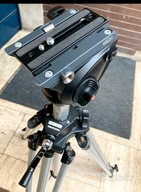 Cavalletto testata Manfrotto e slider Slidekamera
