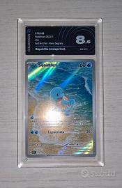 Carta Pokemon Squirtle 170/151 di 151 gradata 8,5