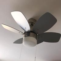 Lampadario con ventilatore a soffitto