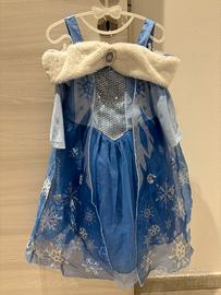 Vestito Elsa Frozen 3/4 anni