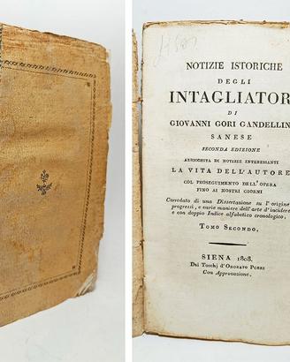 NOTIZIE STORICHE DEGLI INTAGLIATORI - 1808