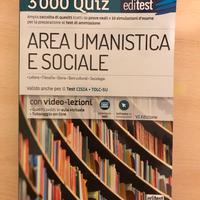 Libro quiz per test ammissione università