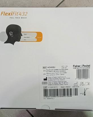 n 4 maschere FlexiFit432 per CPAP o BiPAP
